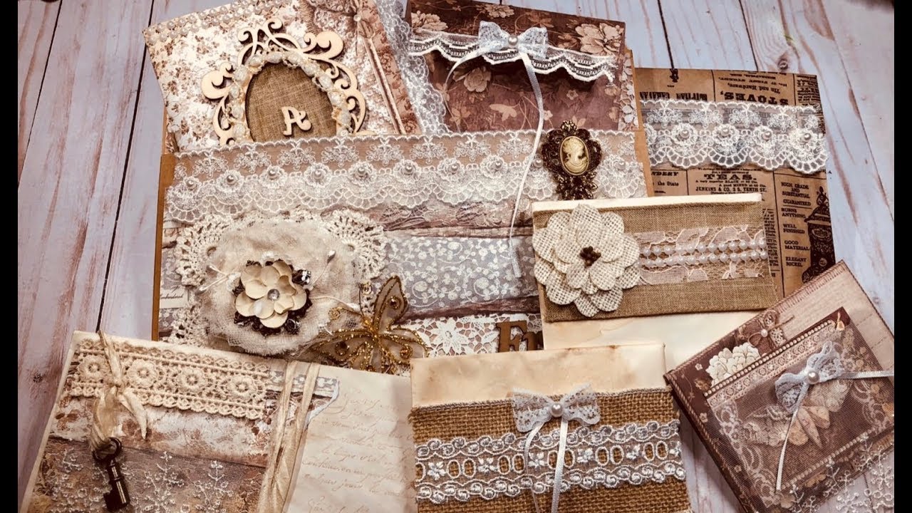 Stamperia Old Lace - Journal Envelopes DT for ASC Supplies