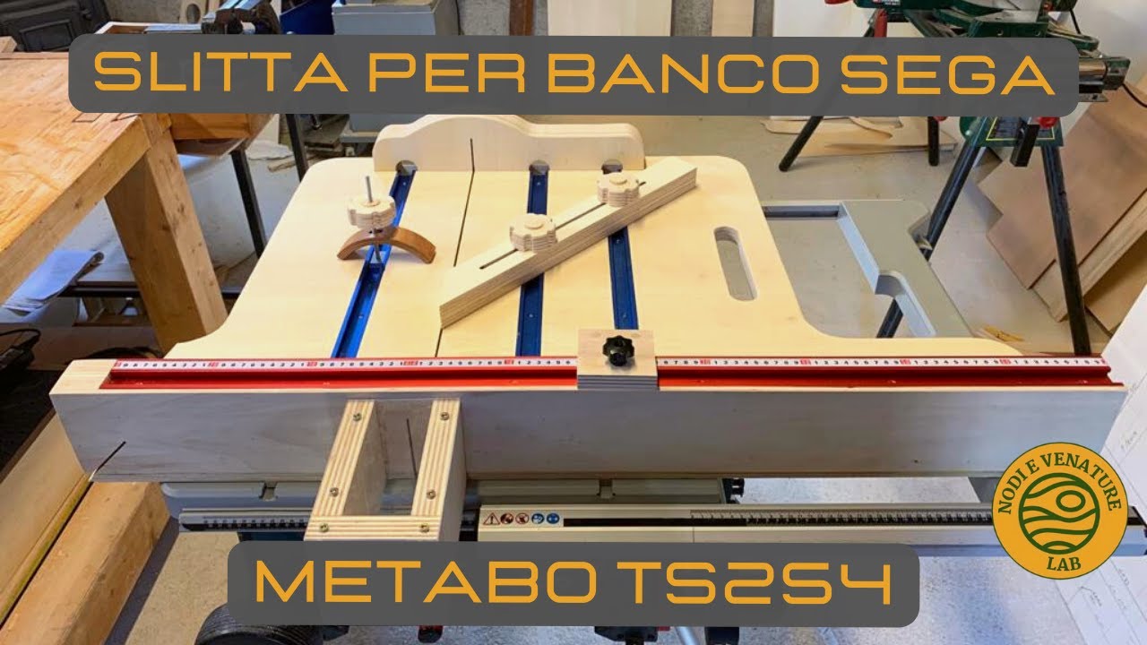 COME COSTRUIRE UNA SLITTA PER BANCO SEGA - fai da te -