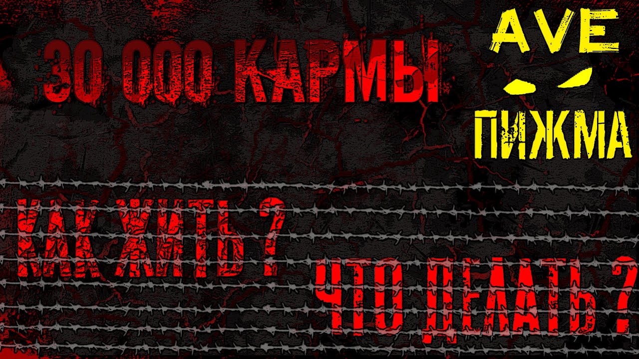 Stay out  Как выжить с кармой 30 000 Храни вас ПИЖМА !