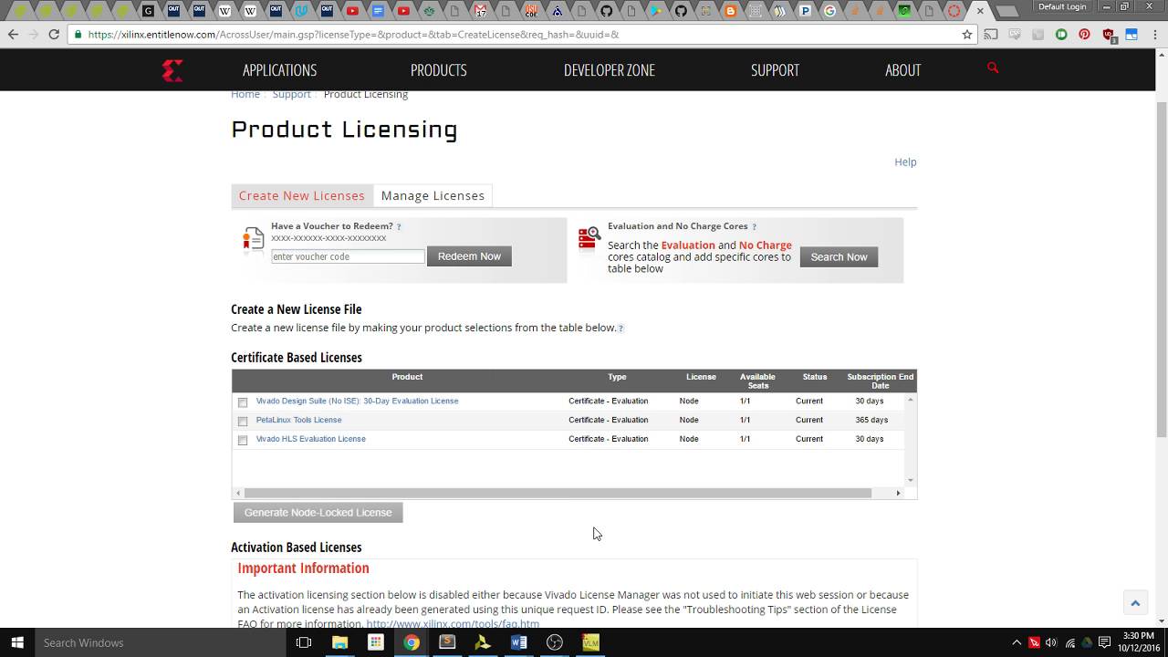Xilinx Vivado Licensing Fix