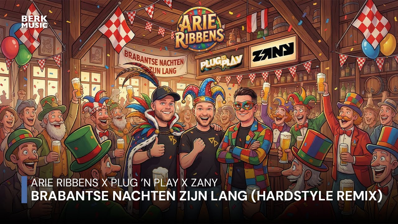 Arie Ribbens X Plug 'n Play X Zany - Brabantse Nachten Zijn Lang (Hardstyle RMX) (Official Video)