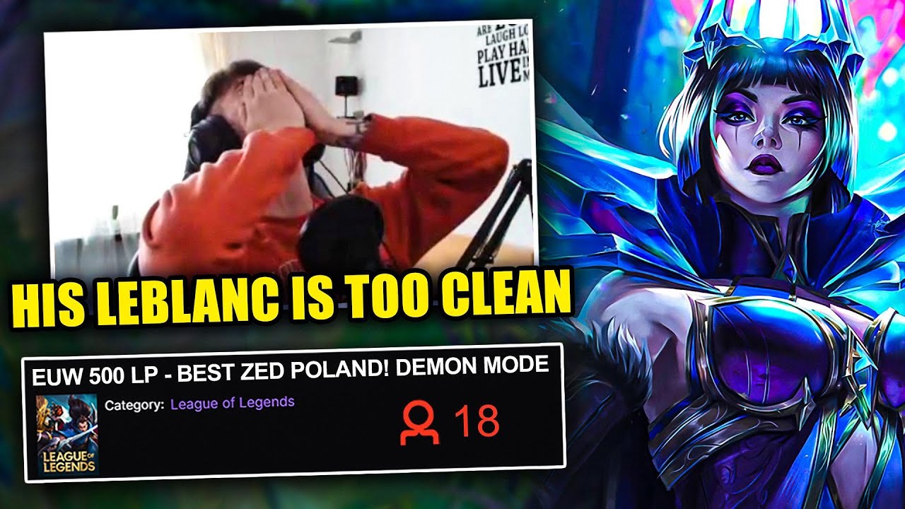 EUW Zed one-trick meets my Leblanc and loses his mind 🤣