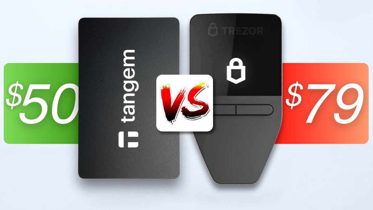 Tangem против Trezor Safe 3: битва бюджетных кошельков!