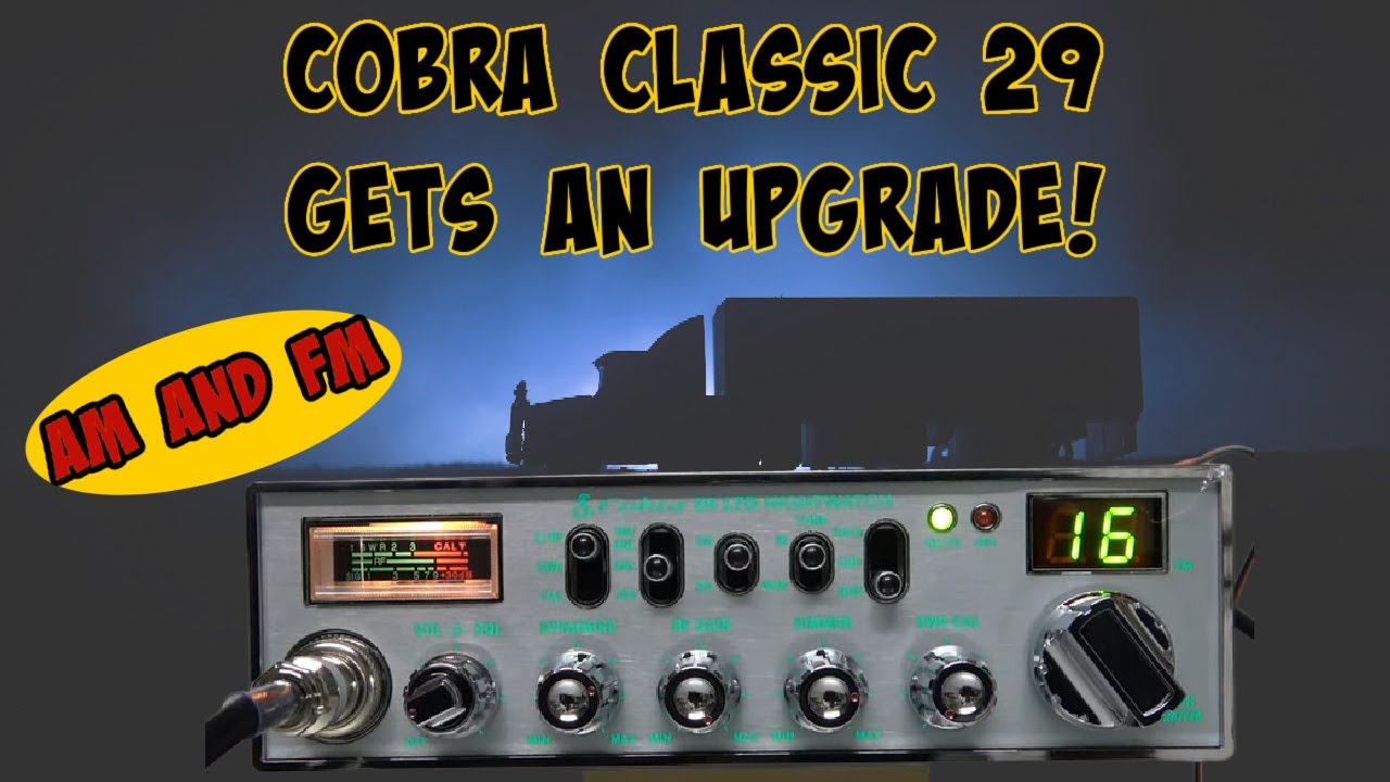 COBRA 29LTD AM/FM 40 Channel CB Radio with Nightwatch. Let's check out this classic!