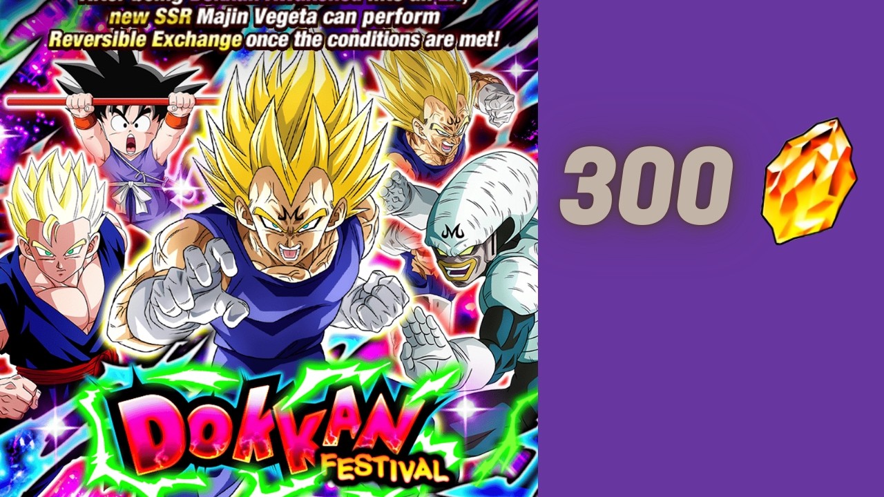 INVOCATIONS 300 DS TAG SG BOO - SAIYAN DAY 2026 #dokkanbattle #gacha #summons #saiyanday