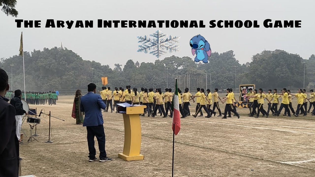 The Aryan International school Game 28 December 2024 at MP Theatre BHU Varanasi 🎯🥇🏃🏃‍♀️ #bhu #school