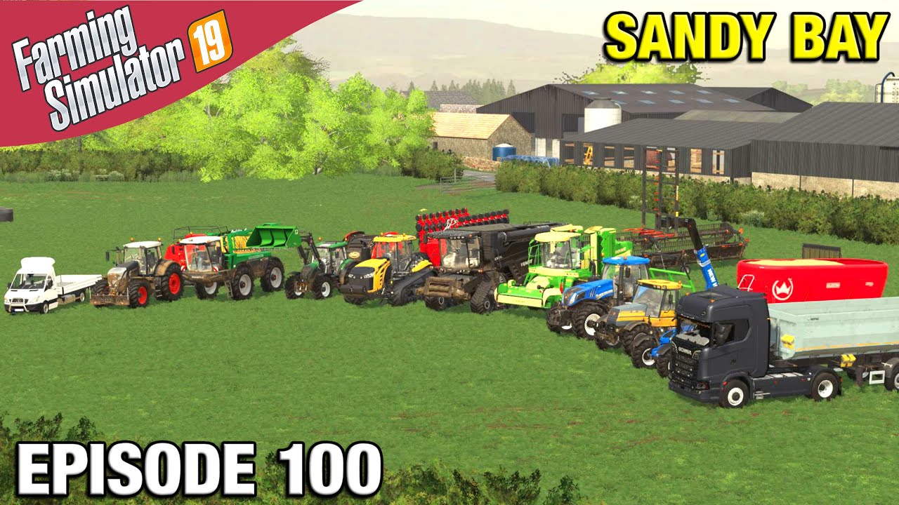 GOODBYE SANDY BAY Farming Simulator 19 Timelapse - Sandy Bay Seasons FS19 Ep 100