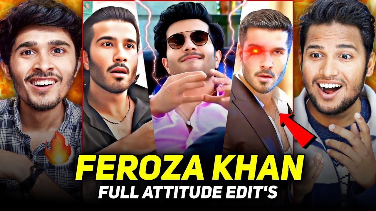 Feroz Khan TikTok + Attitude Edits Moments Part 3 Reaction 😍🔥 | Feroz Khan | Dangerous Edits 😯🔥