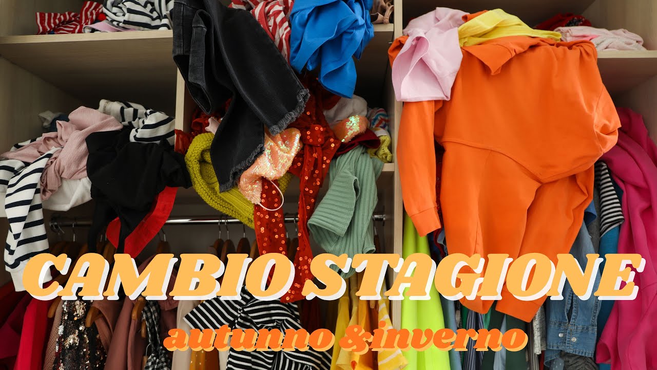 cambio stagione autunno & inverno🍁 e organizziamo il guardaroba