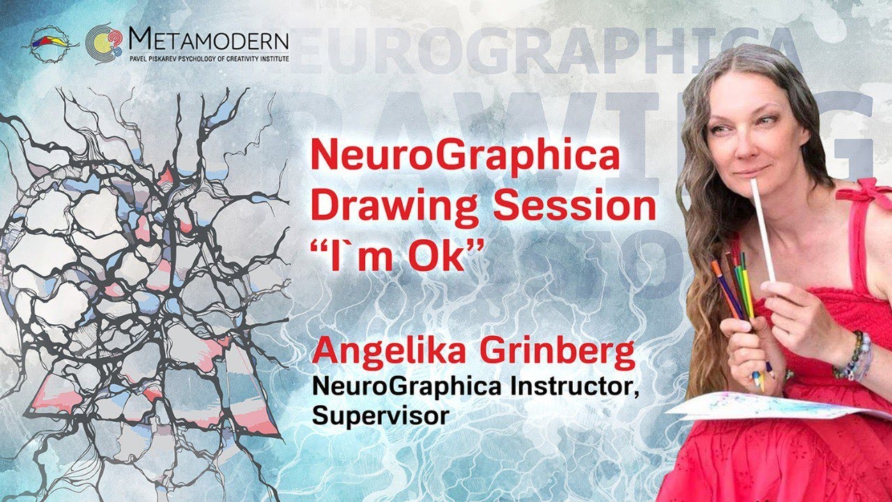 Drawing session with Angelika Grinberg, Neurographica®️instructor  & supervisor