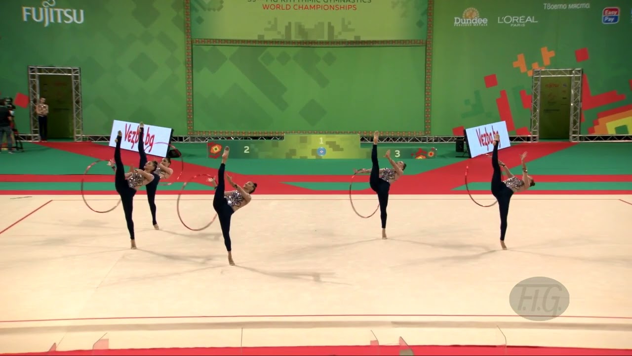 Georgia (GEO) - 2022 Rhythmic Worlds, Sofia (BUL) - Qualifications 5 Hoops