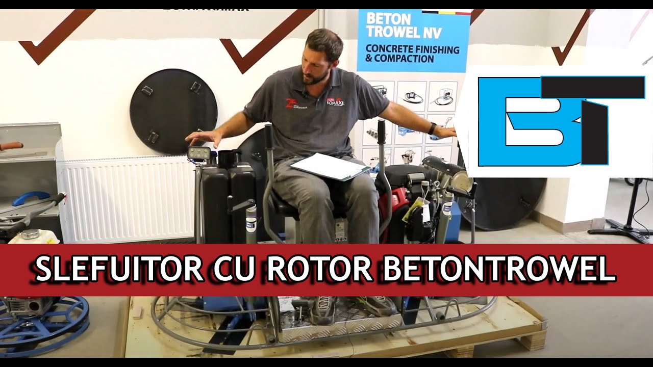 Slefuitor cu rotor BetonTrowel - EUROKOMAX SRL | www.eurokomax.ro