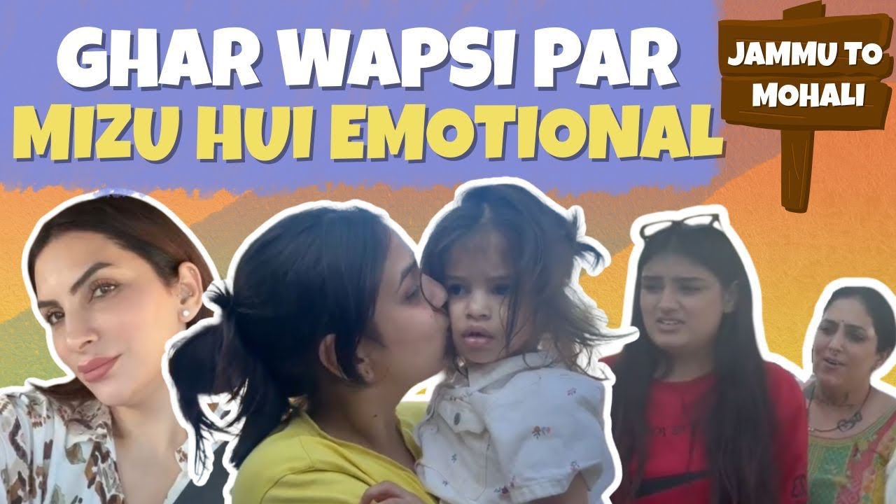 Ghar Wapsi Par Mizu Hue Emotional &hellip;. #JammutoMohali 🧿🧿