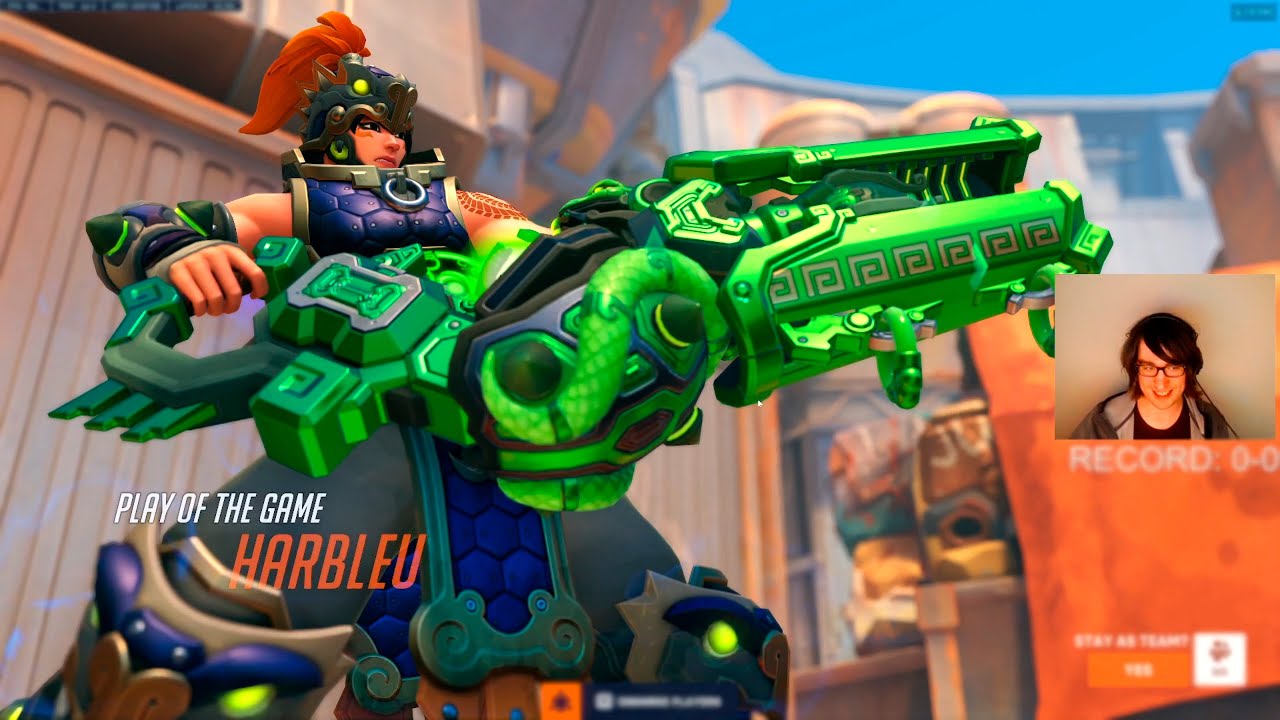 HARBLEU ZARYA AND HAMMOND GAMEPLAY - POTG! OVERWATCH 2 SEASON 10 TOP 500