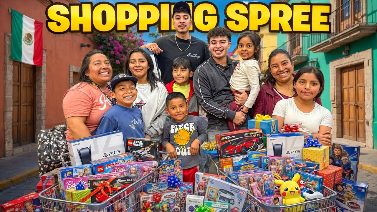 WE TOOK A BIG FAMILY IN MEXICO ON A SHOPPING SPREE!!! *Emotional* 