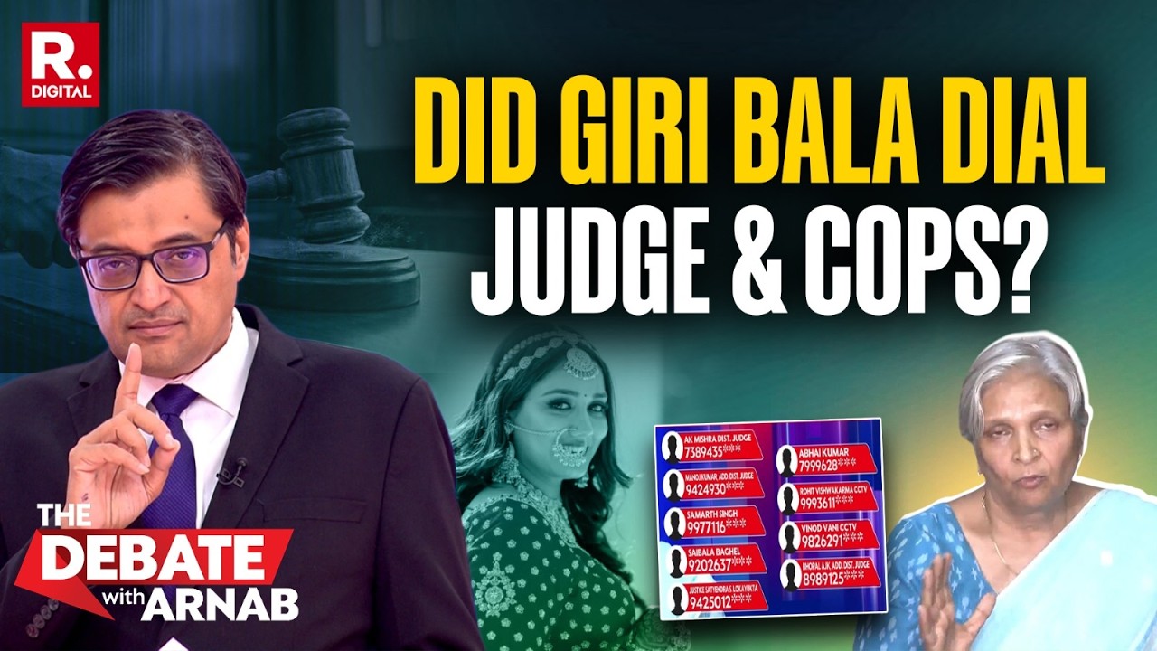Debate With Arnab: Republic Exposes The Giri Bala Coverup | Twisha Death Case