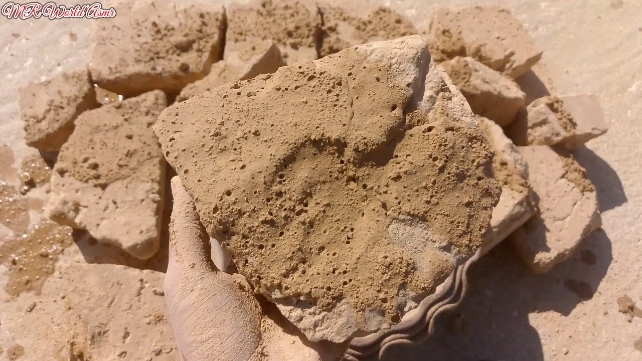 New peach mud bombastic dry crumbling 🔥 and water crumbling💣 satisfying video