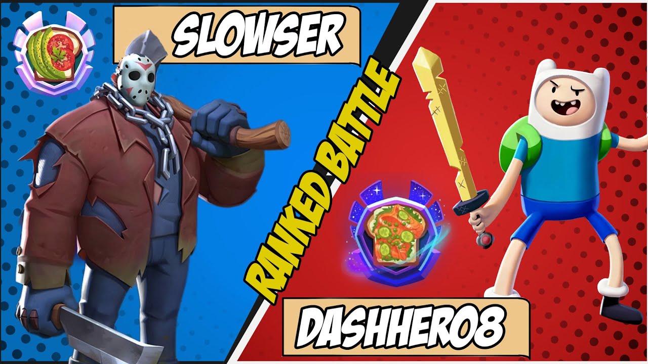 Jason (Slowser - Diamond 1) vs Finn (Dashher08 - Master 1) | MultiVersus Ranked Match!