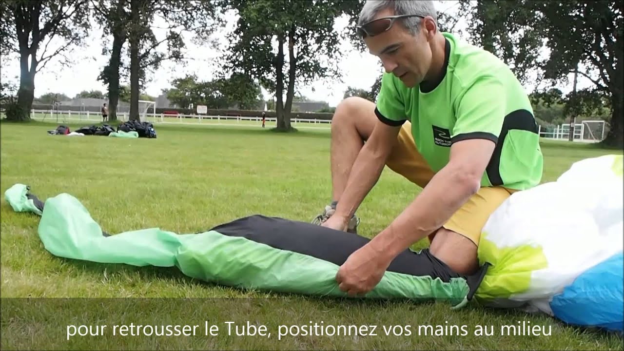 Le Tuto Tube : comment plier son aile parapente avec le Tube?