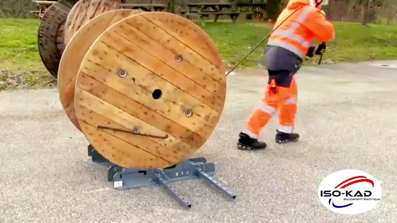 dérouleuse de câble isokad