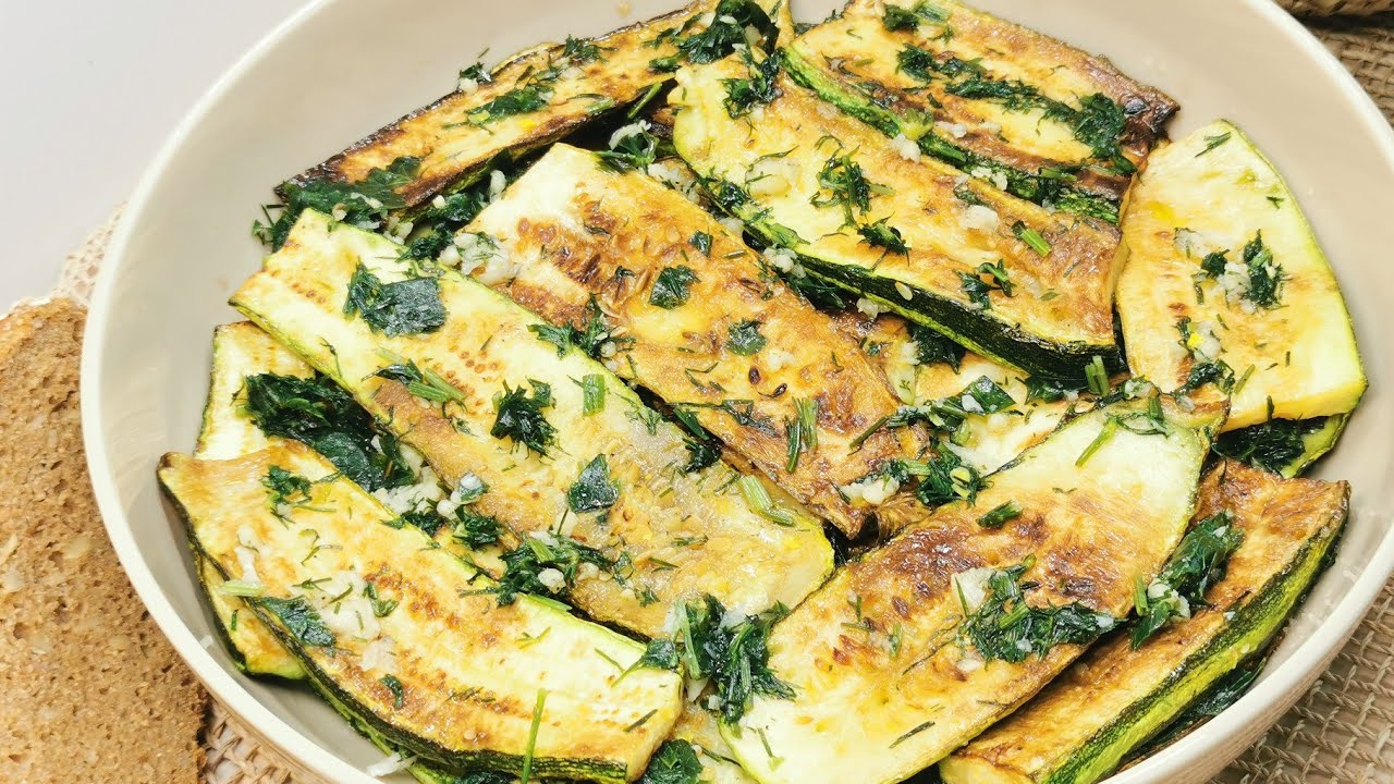 Himmlische Zucchini mit Knoblauch und Kräutern 😋 man kann nicht aufhören sie zu essen! Antipasti