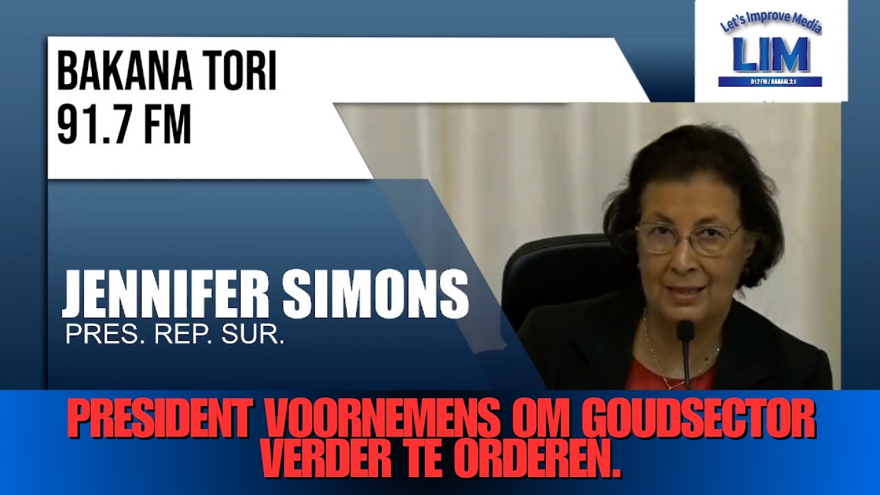 BT VRIJDAG 6 MAART 2026 || PRESIDENT VOORNEMENS OM GOUDSECTOR VERDER TE ORDEREN