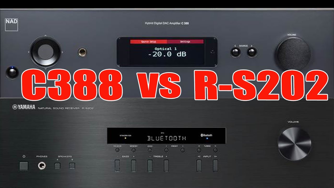 [Sound Battle] NAD C388 Integrated Amplifier vs R-S202 Stereo Receiver / KEF LS50 Meta