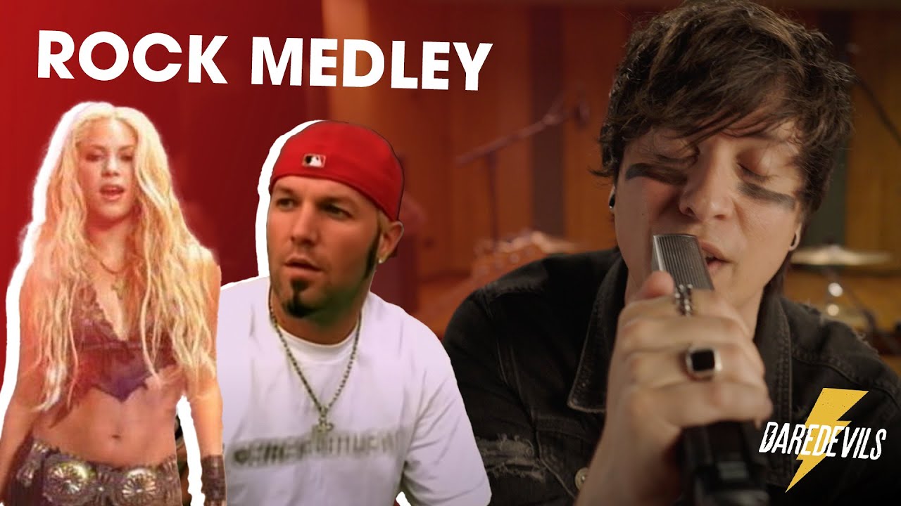 LIVE ROCK MEDLEY: SHAKIRA, LIMP BIZKIT, DAVID GUETTA & SIA | WISSELOORD STUDIOS