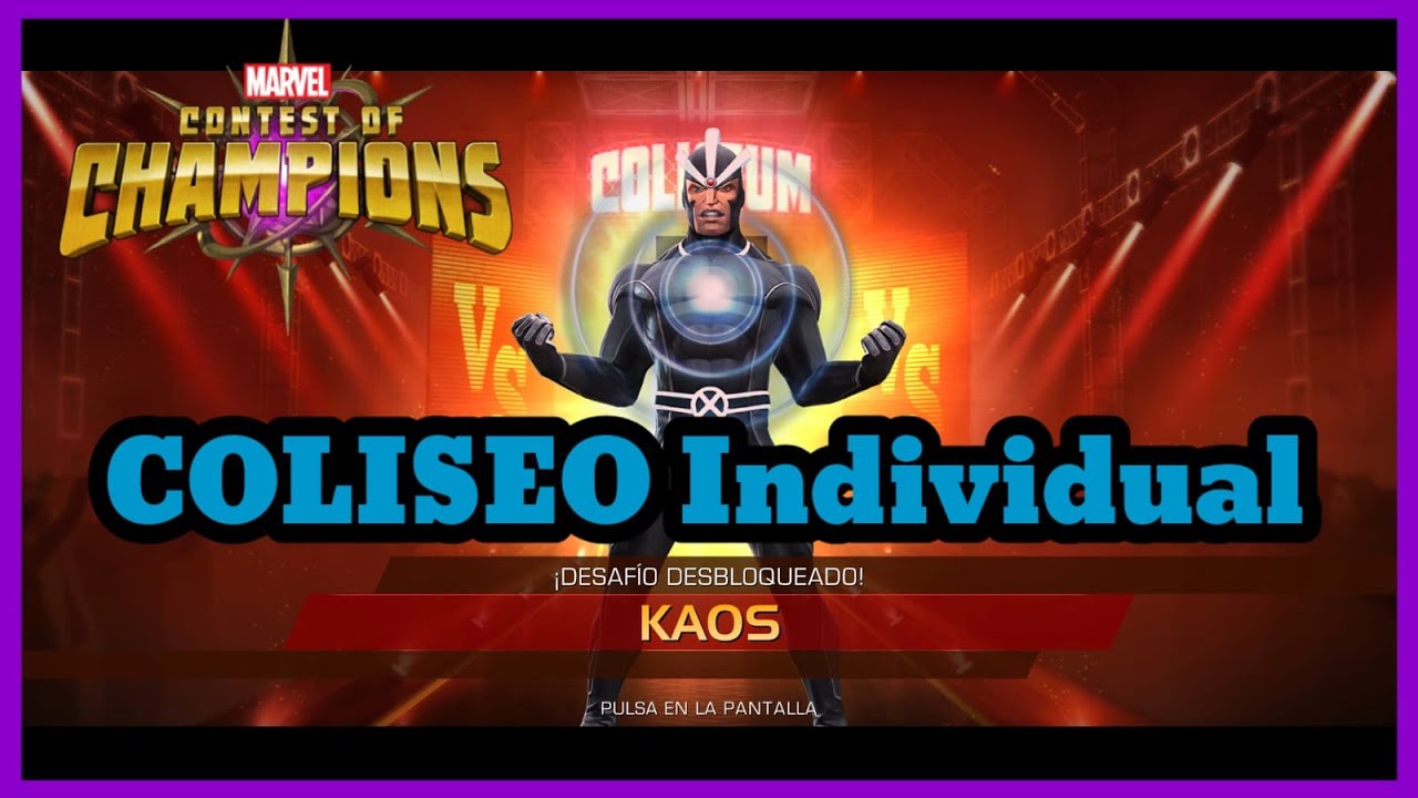 MCOC: Nuevo COLISEO individual