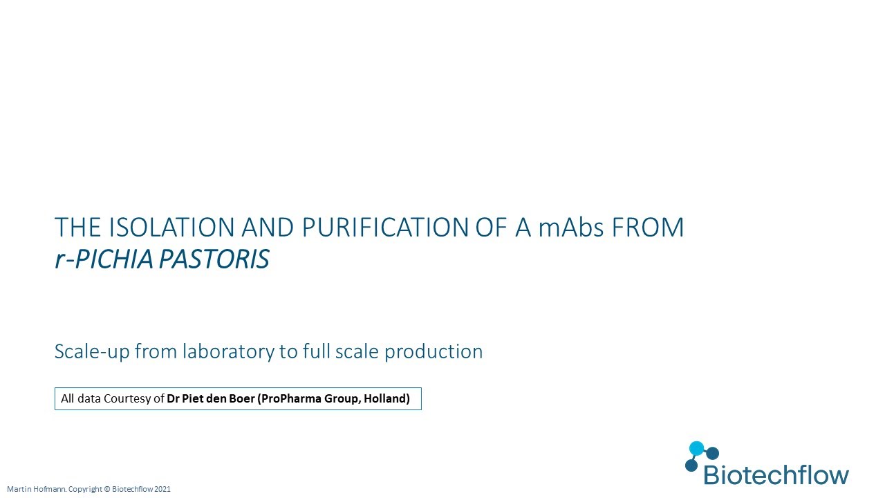 Biotechflow - Video#5: The isolation and purification of a mAbs from r-Pichia pastoris