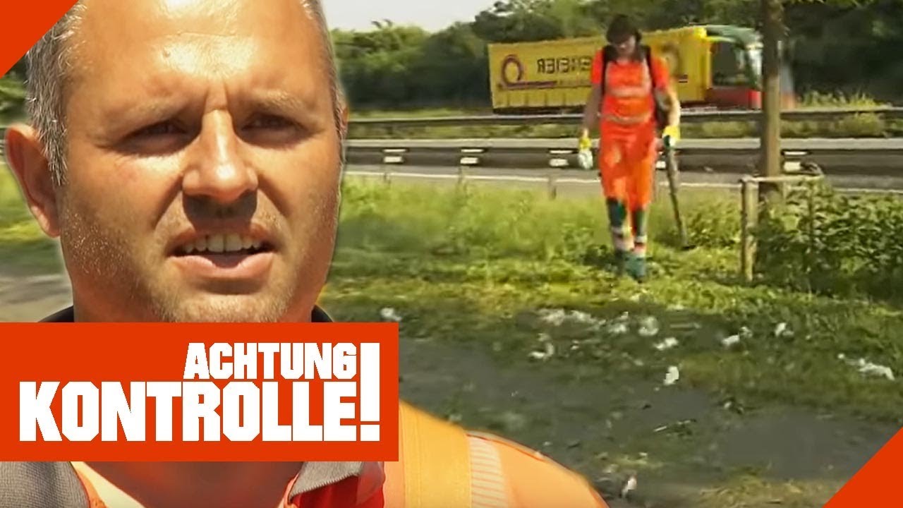 Fäkalien auf dem Rastplatz: Ekelige Reinigung der Rastplätze | Achtung Kontrolle | Kabel Eins