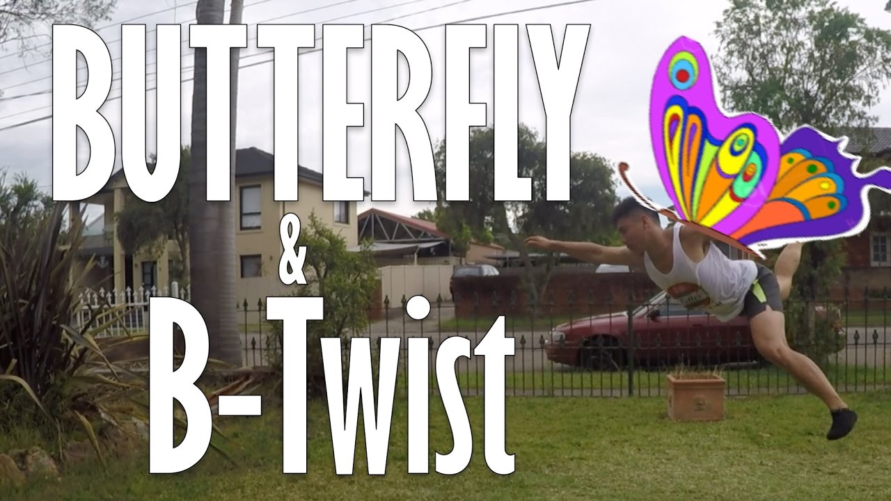 Butterfly Kick & B-Twist (& accidental A-Twist) - 3 Day Progression