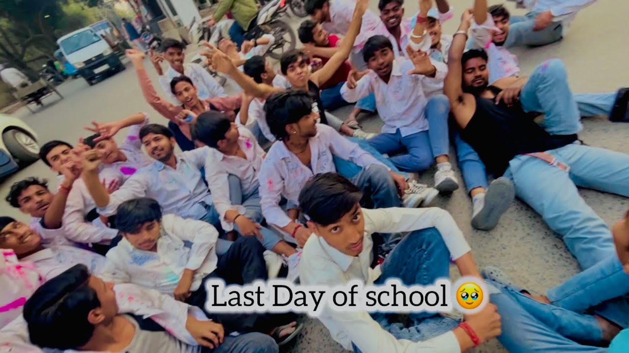 Part 2) Last Day of school sab emotional ho gye🥹❤️‍🩹@Premvlogs0098 #youtube #school #ferwell 