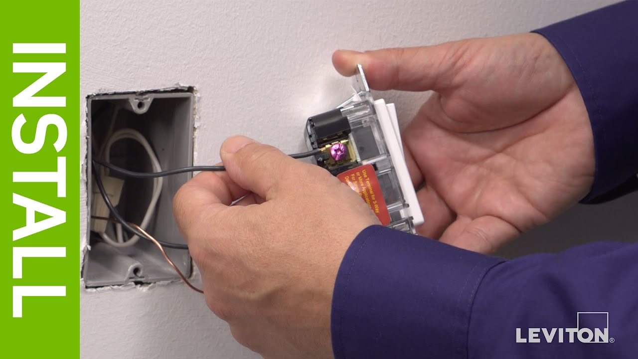 Leviton Presents: How to Install a Decora Rocker Slide Dimmer