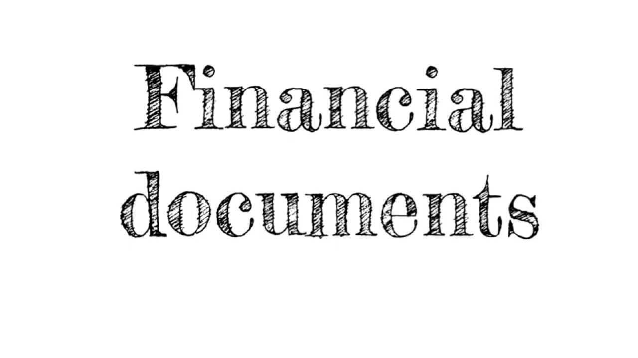 Financial documents