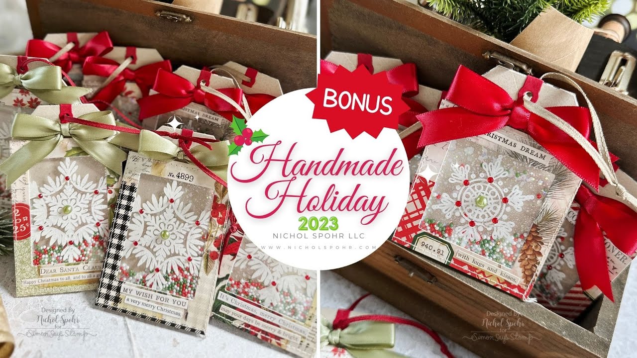 VINTAGE Inspired Shaker Tags (Handmade Holiday 2023 BONUS)