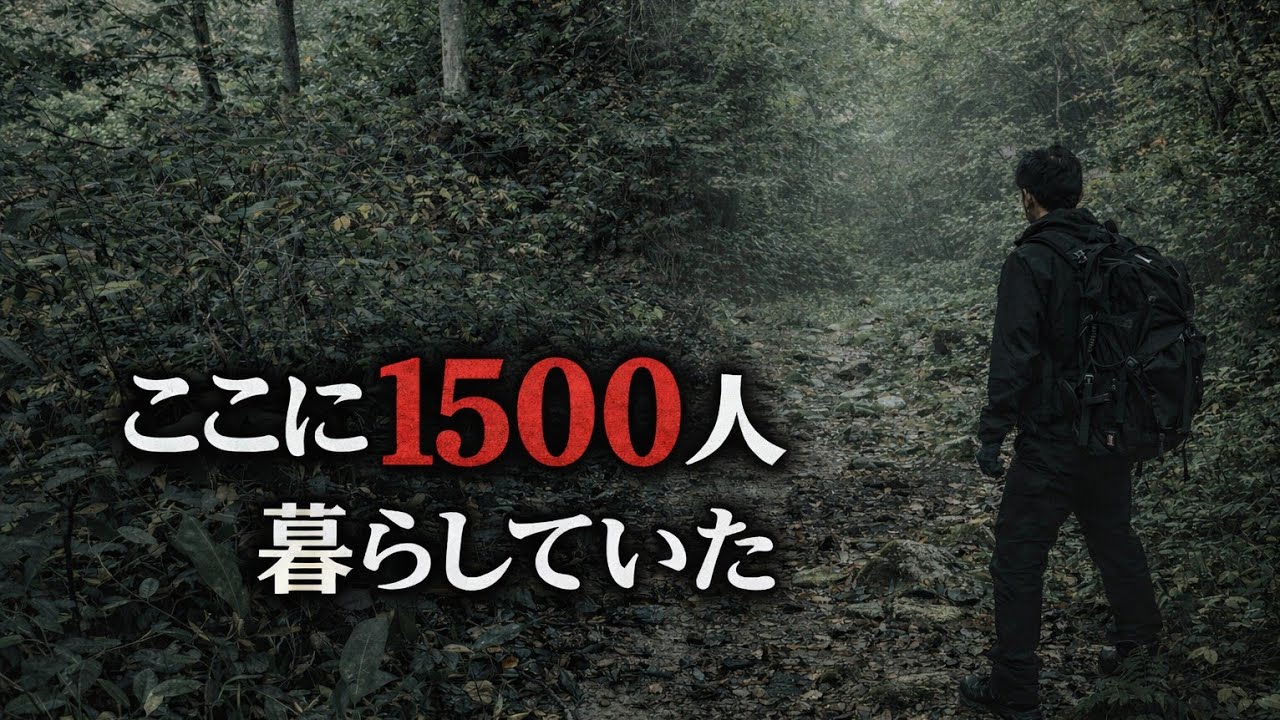 【地図にも記されない山道】山奥に残る“大鳥鉱山跡”かつて1500人が暮らした鉱山町の現在／The site of the 1500 people who disappeared