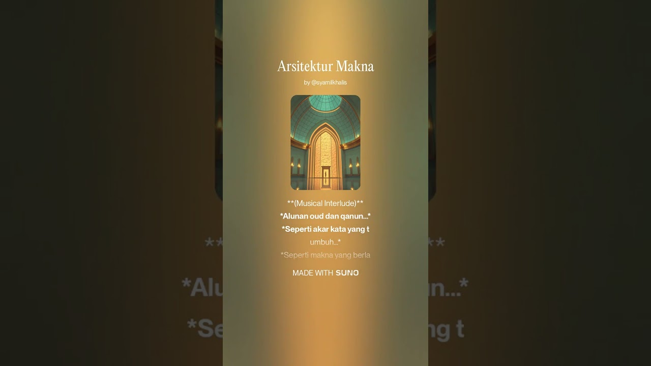 Arsitektur Makna - Shacka X Suno