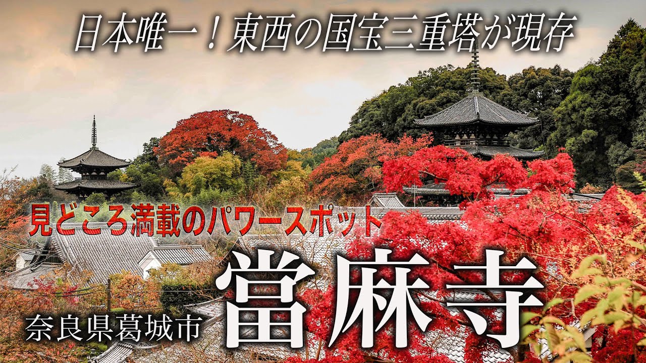 国宝だらけの當麻寺は中将姫伝説が息づく見どころ満載パワースポット
