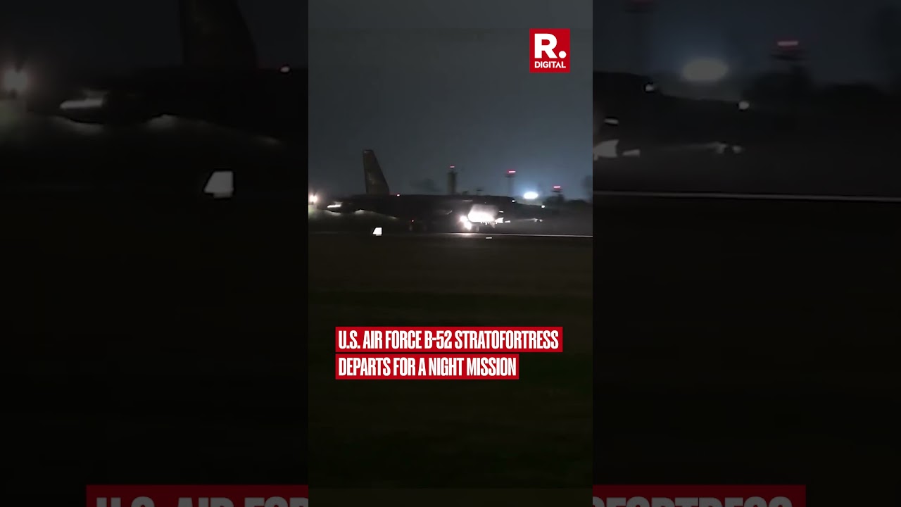U.S. Air Force B-52 Stratofortress Launches Night Mission in Operation Epic Fury