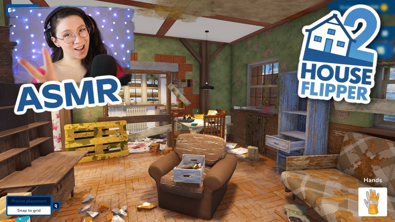 ASMR 🏚️➡️🏡 Cleaning a Filthy House in House Flipper 2!!
