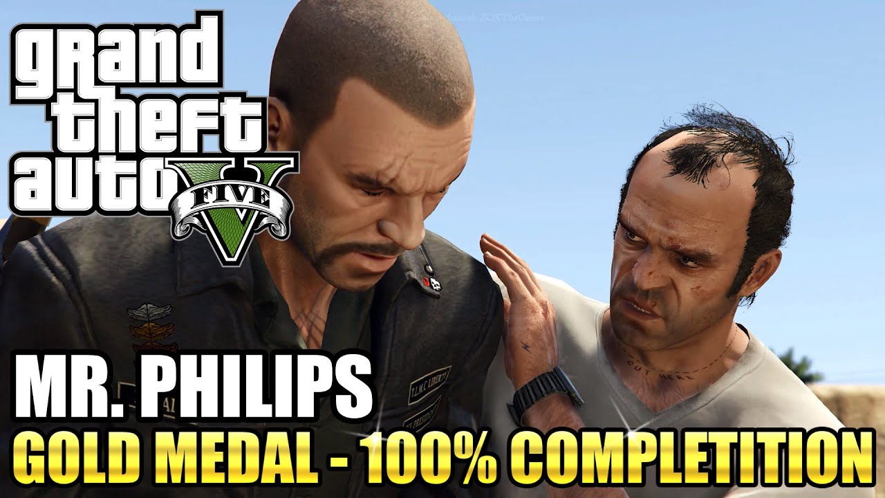 GTA 5 - Mr. Philips (Mission #14) - 100% Gold Medal Guide