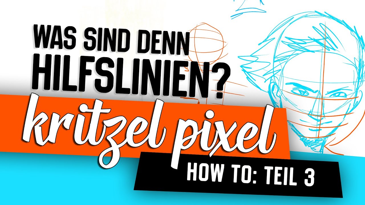 Mit Hilfslinien malen ★ KRITZEL PIXEL #3 | How to Draw