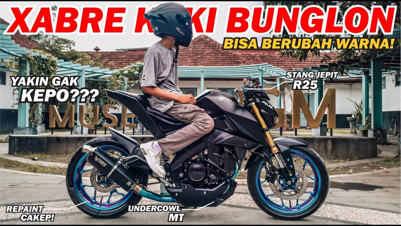 MODIFICATION REVIEW XABRE 2016 KAKI BUNGLON! | #KepoinMotorTemen