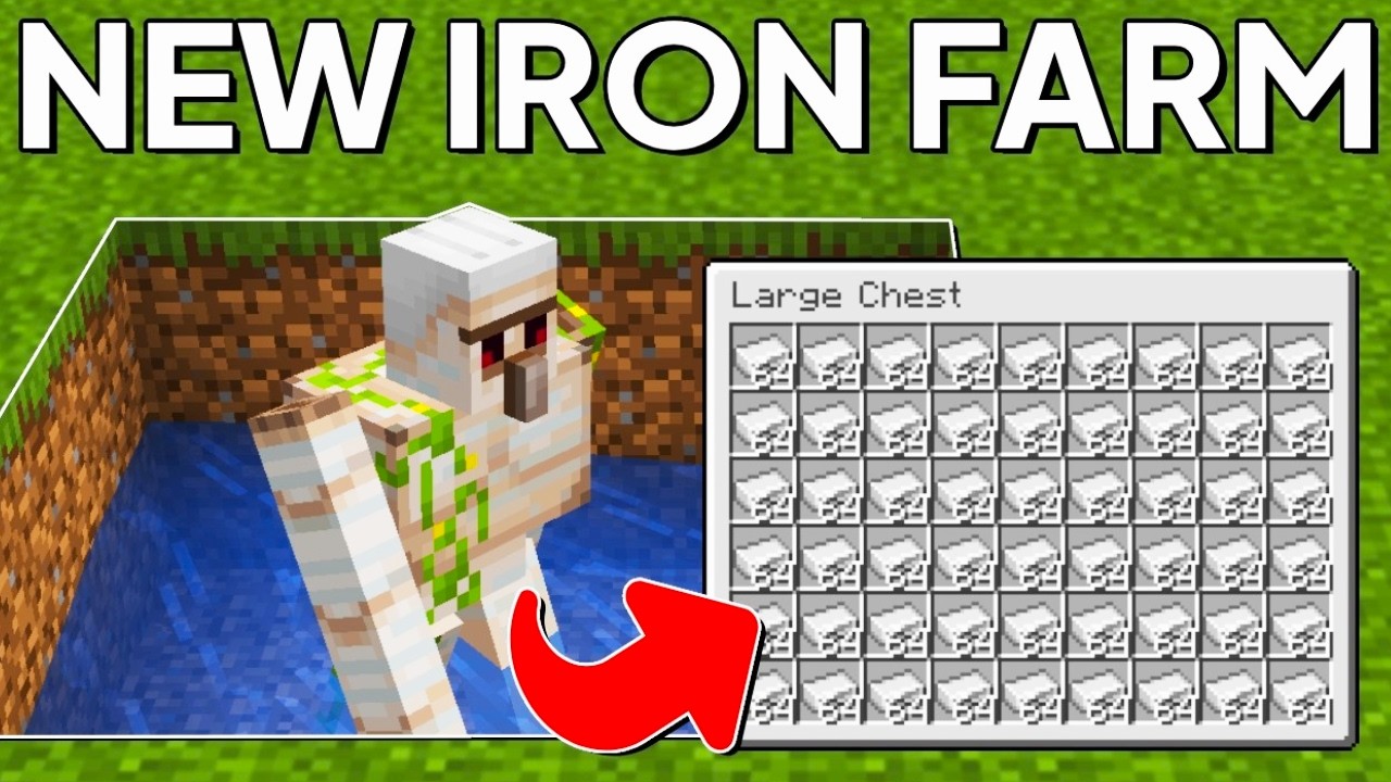 Minecraft Iron Farm 1.21.11