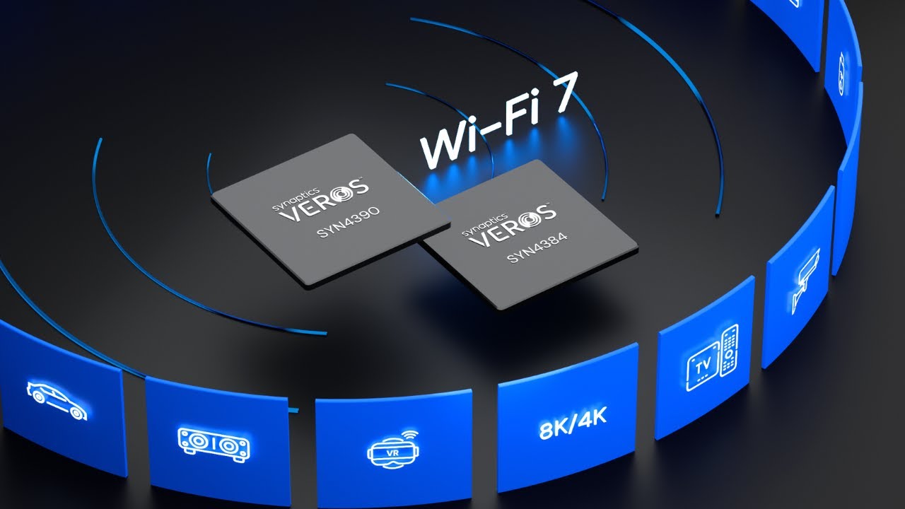 Synaptics Veros&trade; Wi-Fi 7 | SYN4390 & SYN4384 Triple Combo SoCs