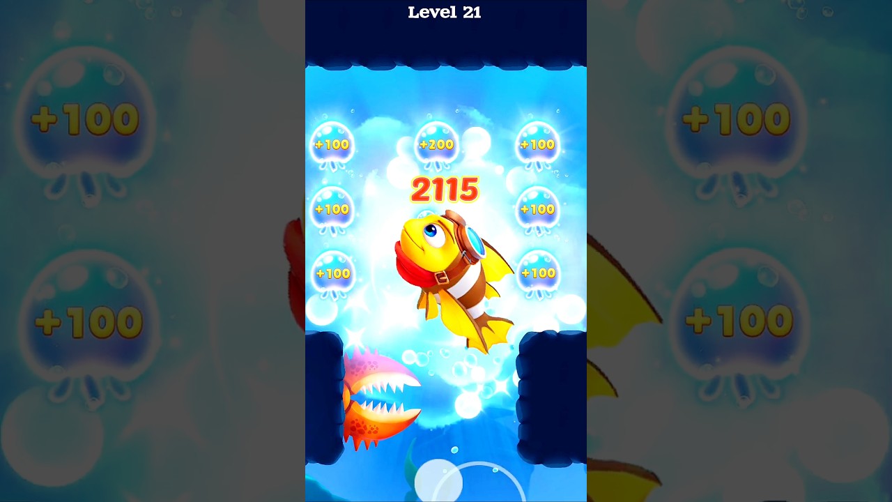 Aquarium Crush Level 21 (106430 &times; 80000) #shorts #trending #fishdom 🐠🐠🐠