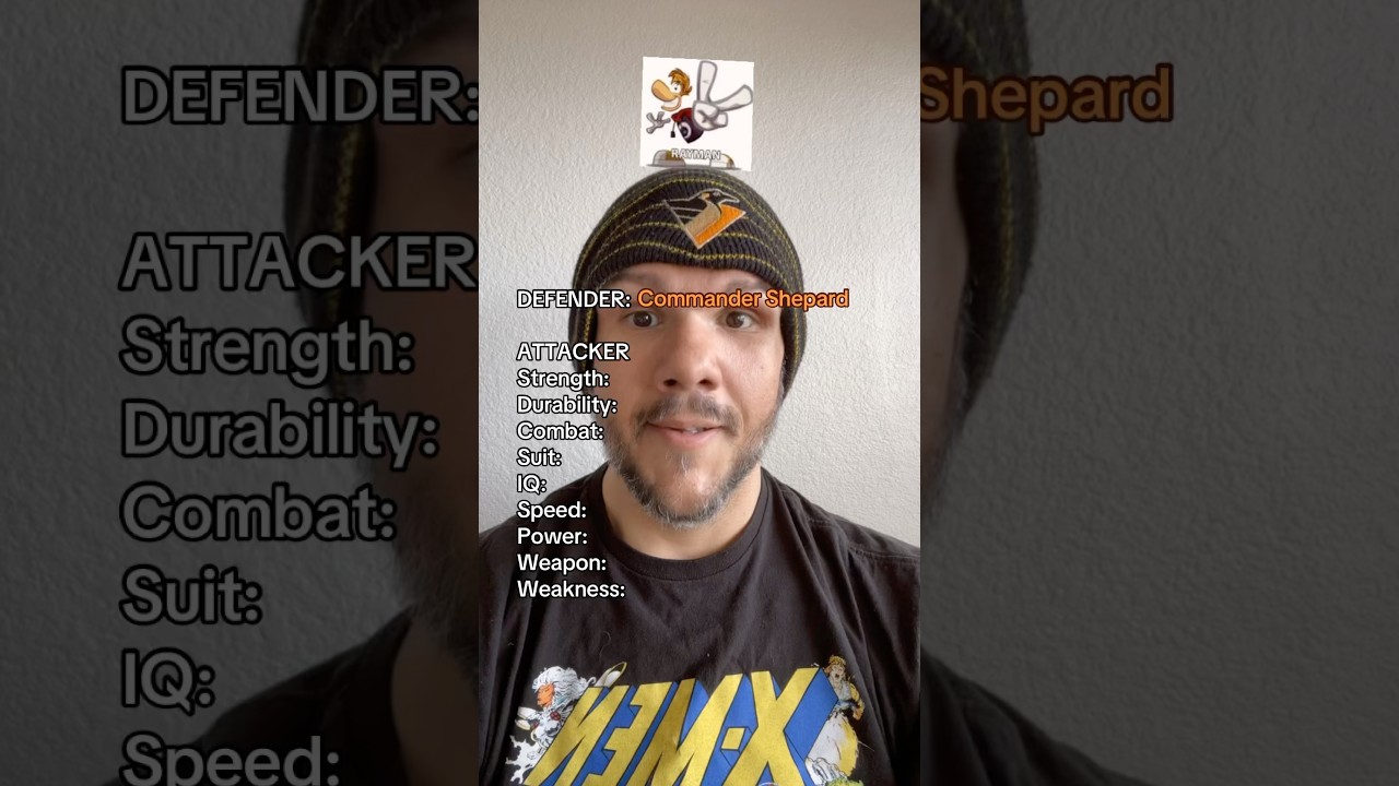 Commander Shepard vs. The Worst Video Game Build-A-Character