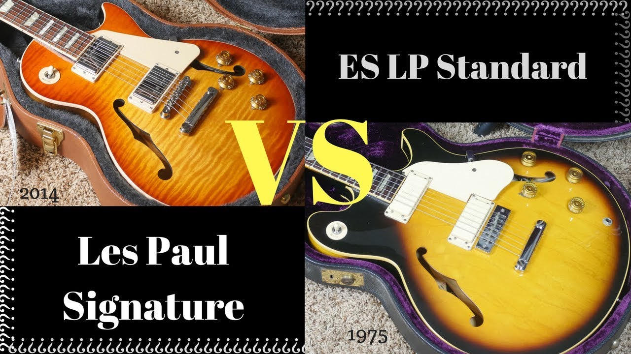 The Battle of the Semi-Hollow Les Pauls | ES LP Standard VS Les Paul Signature | Tone Comparison
