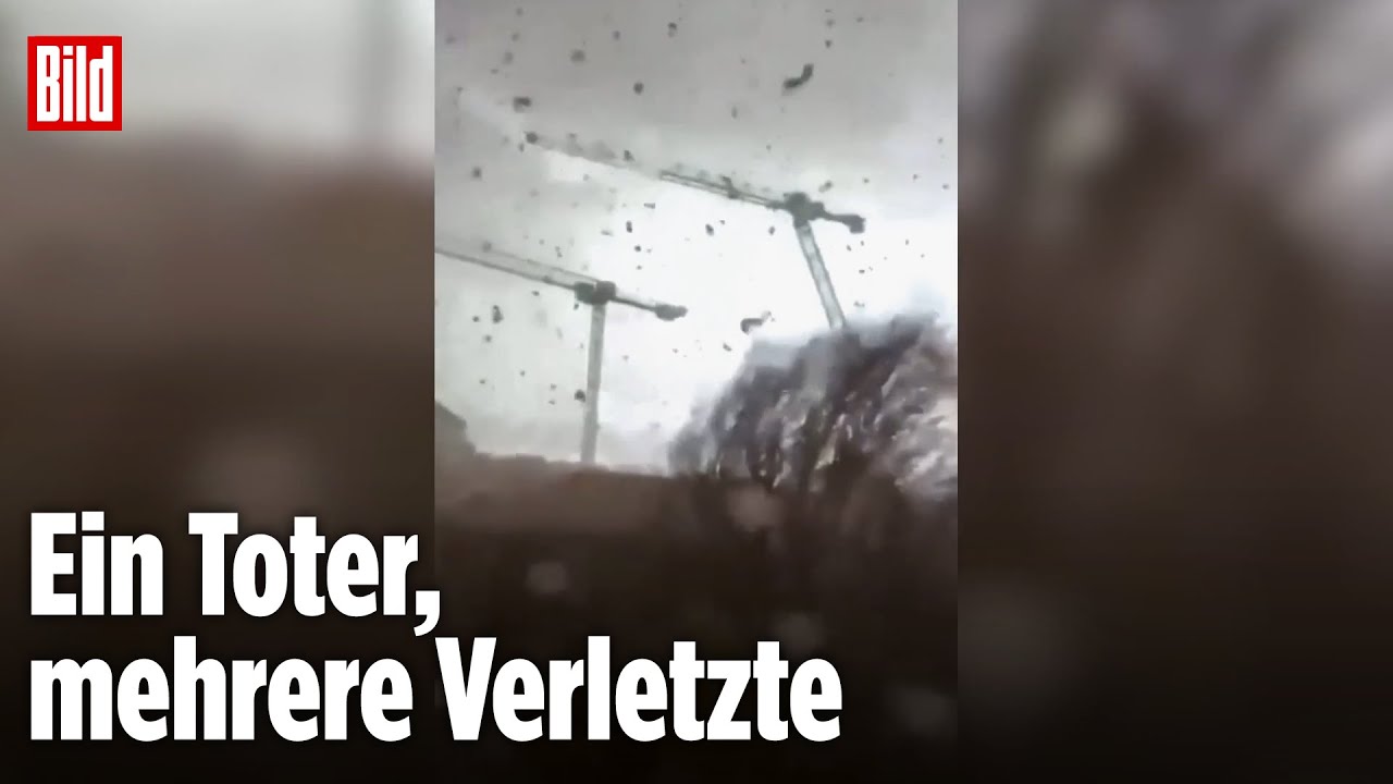 Tornado w&uuml;tet vor den Toren von Paris